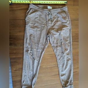 Taylor Stitch Apres Pants, seersucker, large, khaki